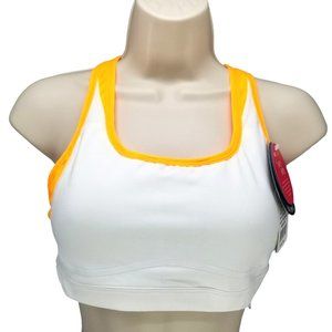 New Balance Sports Bra Shapely Shaper NB Dry Racerback White Sz M - NWT / Defect